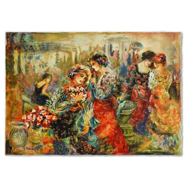 Sevitt Francis "Ladies With Flowers" Limited Edition Serigraph on Paper