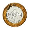 Image 2 : .999 Fine Silver Luxor Las Vegas, Nevada $10 Limited Edition Gaming Token