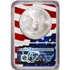 Image 2 : 2021(S) Type 1 $1 American Silver Eagle Coin NGC MS70 ER San Francisco Flag Core