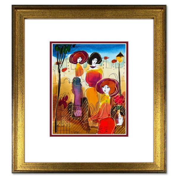 Moshe Leider Original Mixed Media on Paper