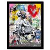 Image 1 : Mr. Brainwash "Work Well Together" Original Mixed Media on Paper