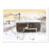 Image 1 : William Nelson "Hunter's Shack" Limited Edition Lithograph on Paper