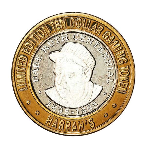 .999 Silver Harrah's Reno, Nevada $10 Casino Limited Edition Gaming Token