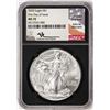 Image 1 : 2020 $1 American Silver Eagle Coin NGC MS70 First Day of Issue Mercanti Signature