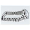 Image 7 : Rolex Ladies Stainless Steel White Arabic Diamond Date Wristwatch