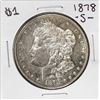 Image 1 : 1878-S $1 Morgan Silver Dollar Coin