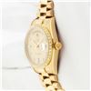 Image 5 : Rolex Mens 18K Yellow Gold Champagne Diamond Day Date President Wristwatch