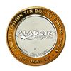 Image 2 : .999 Silver Aladdin Resort Casino Las Vegas, NV $10 Limited Edition Gaming Token