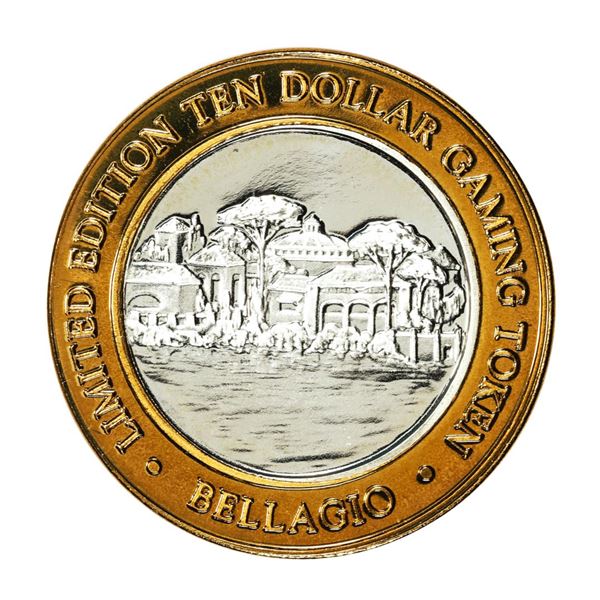 .999 Silver Bellagio Las Vegas, NV $10 Casino Limited Edition Gaming Token