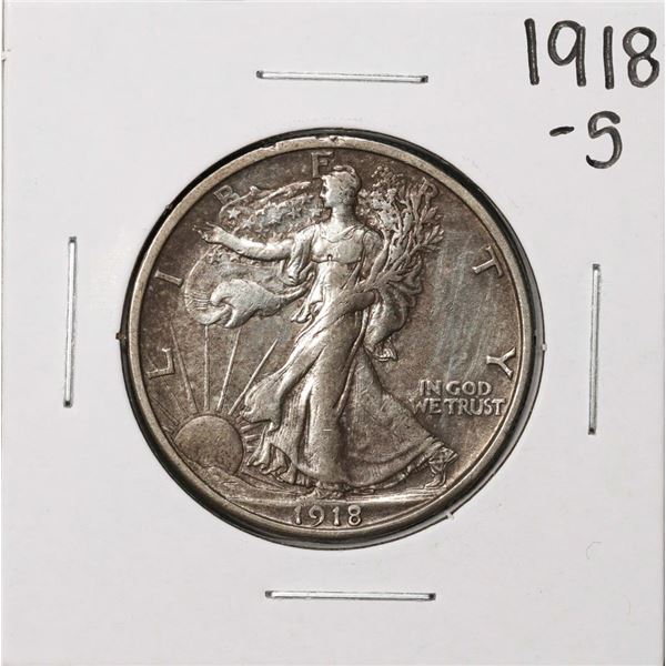 1918-S Walking Liberty Half Dollar Coin