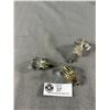Image 1 : 3 Antique Glass Knobs/Drawer Pulls