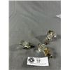Image 2 : 3 Antique Glass Knobs/Drawer Pulls