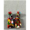 Image 2 : VintagePair of Celluloid Dangle Earrings. Good Condition