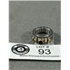 Image 1 : 18 Karat Gold & Stainless Steel Italian Expandable Ring By Nomination