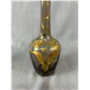 Image 2 : Mid Century Modern Pinched Top Vase- Made in Germany & Glass Bud Vase- Made in West Germany