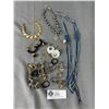 Image 1 : Lot of Vintage Jewelry. Necklaces, Earrings, Rings, Cufflinks