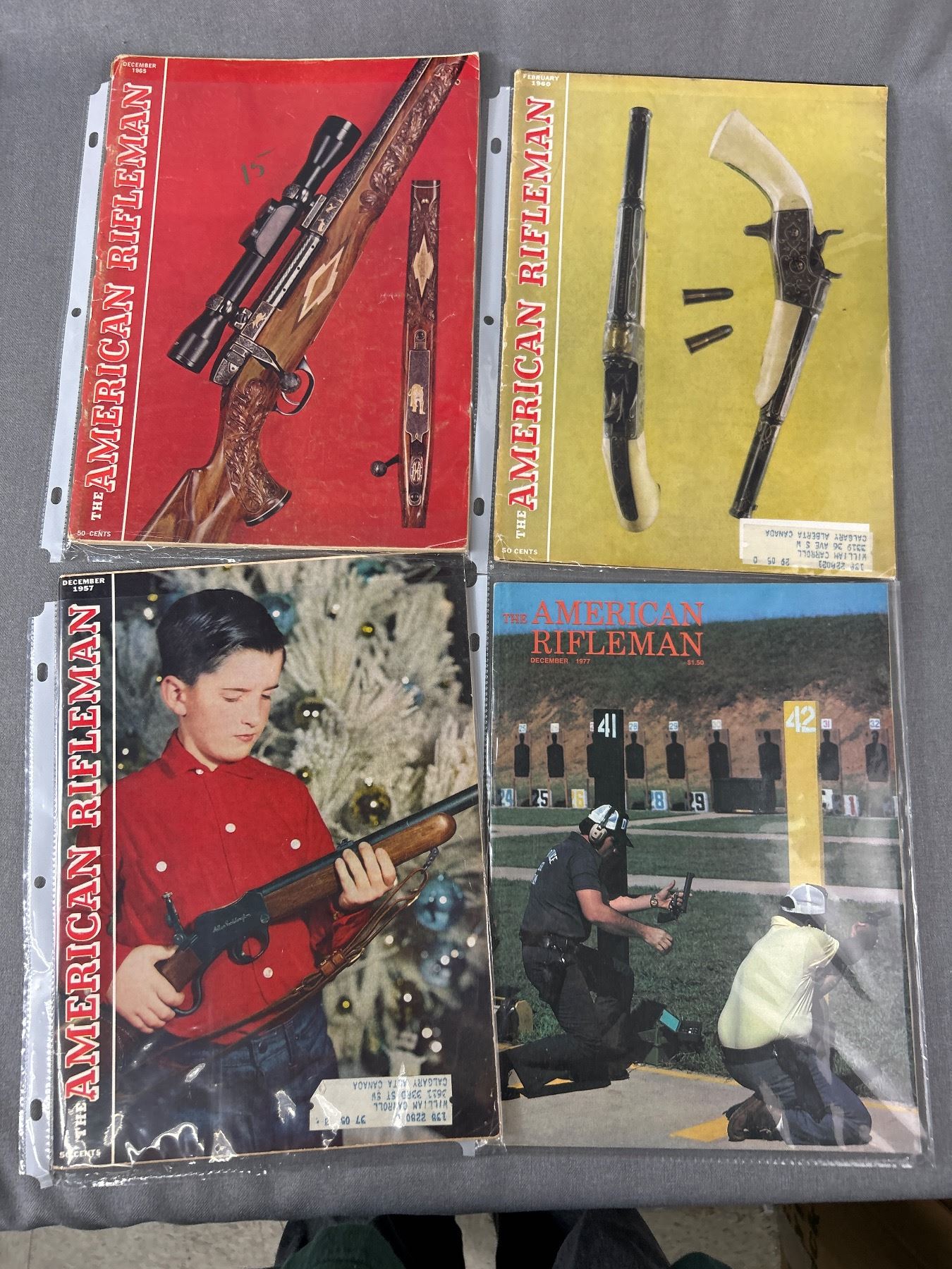 8 American Rifleman Magazines From 1950's/60's