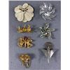 Image 2 : 8 Vintage Brooches 2 of Them Marked  Sarah Co Canaa &  Treska