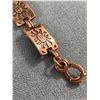 Image 2 : Nice solid Copper Link Bracelet 7" L Good Condition Just Like New.