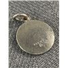 Image 2 : Vintage Sterling Silver St Christopher Pendant 1/2" Diameter