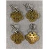 Image 1 : Lot of 4 Rossland BC Dog Tags