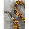 Image 2 : Tigers Eye 17" Necklace, 3" Expandable Bracelet