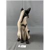 Image 2 : Large Vintage Ceramic Siamese Cat Figurine Marked David Sharp, Rye England. 14" H No Chips Cracks. O