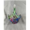 Image 2 : Vintage Hand Blown Swan Trinket Dish. Approx. 5" T