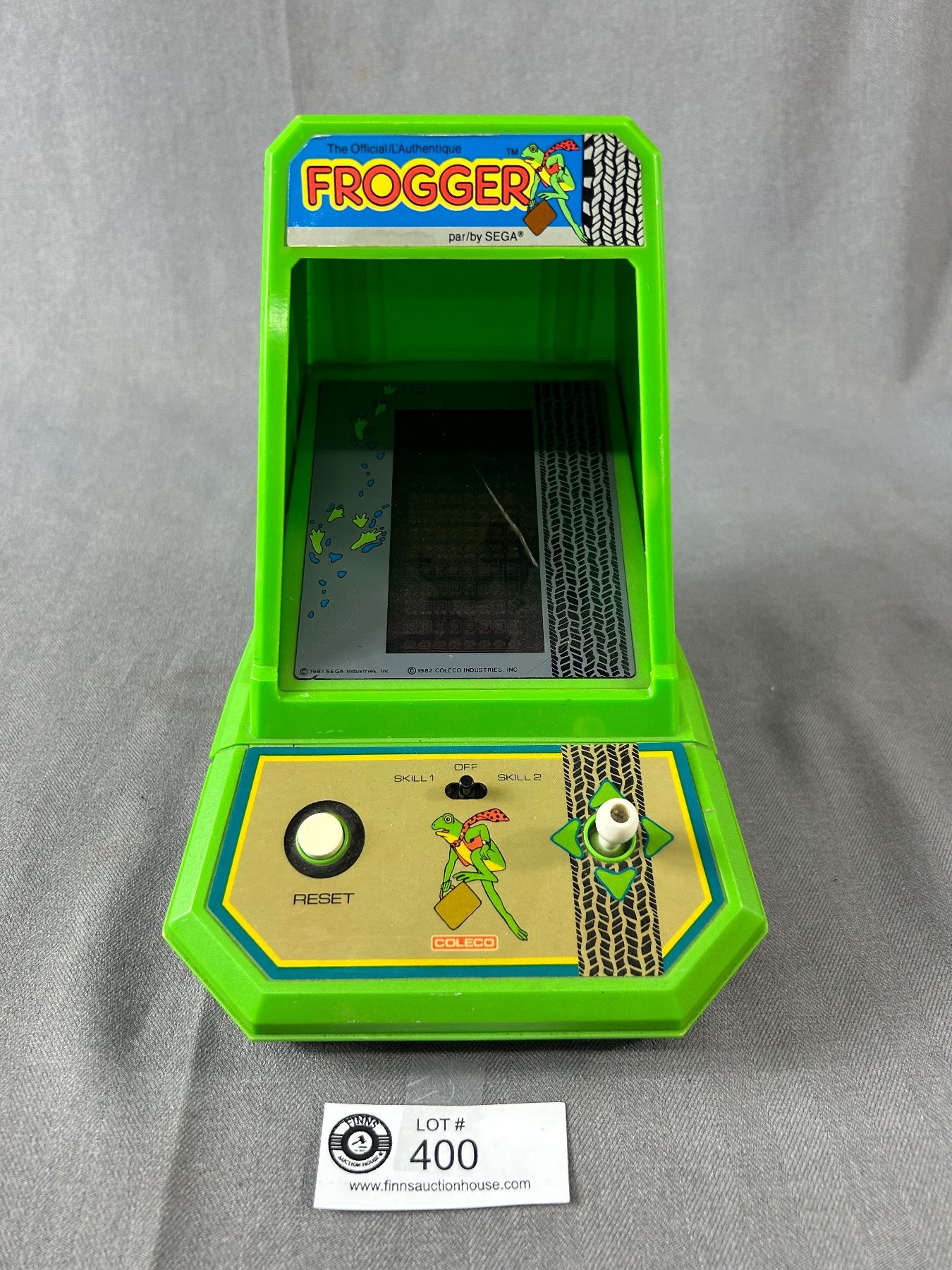 Jeu portable Tabletop Coleco Frogger testé et fonctionnel (N°2670S Jeu portable Tabletop Coleco Frogger testé et fonctionnel (N°2670S