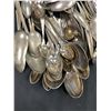 Image 3 : Large Lot of Vintage assorted Spoon Silverware and 4 Knives Assorted Names like Rogers Bros. 1847 et