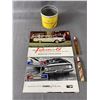 Image 1 : Two Ford Falcon Emblems plus  Ford Falcon 1961 Pamphlets  and 2 Small Oiler's
