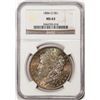 Image 1 : 1884-O $1 Morgan Silver Dollar Coin NGC MS63 Amazing Toning