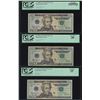 Image 1 : Lot of (3) 2004 $20 Federal Reserve STAR Notes Fr.2089-A* PCGS Graded