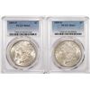 Image 1 : Lot of (2) 1899-O $1 Morgan Silver Dollar Coins PCGS MS63