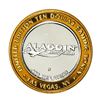 Image 2 : .999 Silver Aladdin Resort Casino Las Vegas, NV $10 Limited Edition Gaming Token