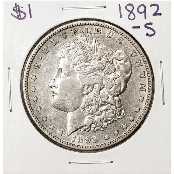 1892-S $1 Morgan Silver Dollar Coin