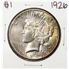 Image 1 : 1926 $1 Peace Silver Dollar Coin Amazing Toning