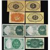 Image 2 : Lot of (8) Miscellaneous Fractional Currency Notes