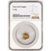 Image 1 : 2.12 Gram Yukon Gold Nugget NGC Graded