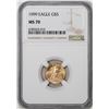 Image 1 : 1999 $5 American Gold Eagle Coin NGC MS70