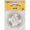 Image 1 : 1882-O/S VAM-5 Top 100 $1 Morgan Silver Dollar Coin ANACS AU58
