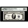 Image 1 : 1953A $10 Silver Certificate Note Fr.1707 PMG About Uncirculated 55EPQ