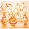 Image 2 : Edna Hibel (1917-2014) "Chinese Vase" Limited Edition Lithograph on Paper
