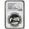 Image 1 : 2011 Liberia $5 History of Railroads Royal Hudson Silver Coin NGC PF68 Ultra Cameo