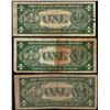 Image 2 : Lot of (3) 1935A $1 Hawaii WWII Emergency Issue Silver Certificate Notes