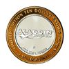 Image 2 : .999 Silver Aladdin Resort Casino Las Vegas, NV $10 Limited Edition Gaming Token