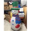 Image 2 : Vintage Blow Mold Light Up OutDoor Snowman. Approx. 40" Tall. NO SHIPPING