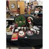 Image 1 : Misc Christmas & Home Décor  - Teddy Bear Wedding Musical Jar Bell, Wreaths, Xmas Mugs, Angel Tree T