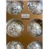 Image 2 : 2 Boxes Of 2003 Martha Stewart Glass Tree Ornaments - Made In Romania