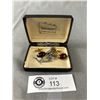 Image 1 : 3 Pairs of Vintage Cufflinks in Case